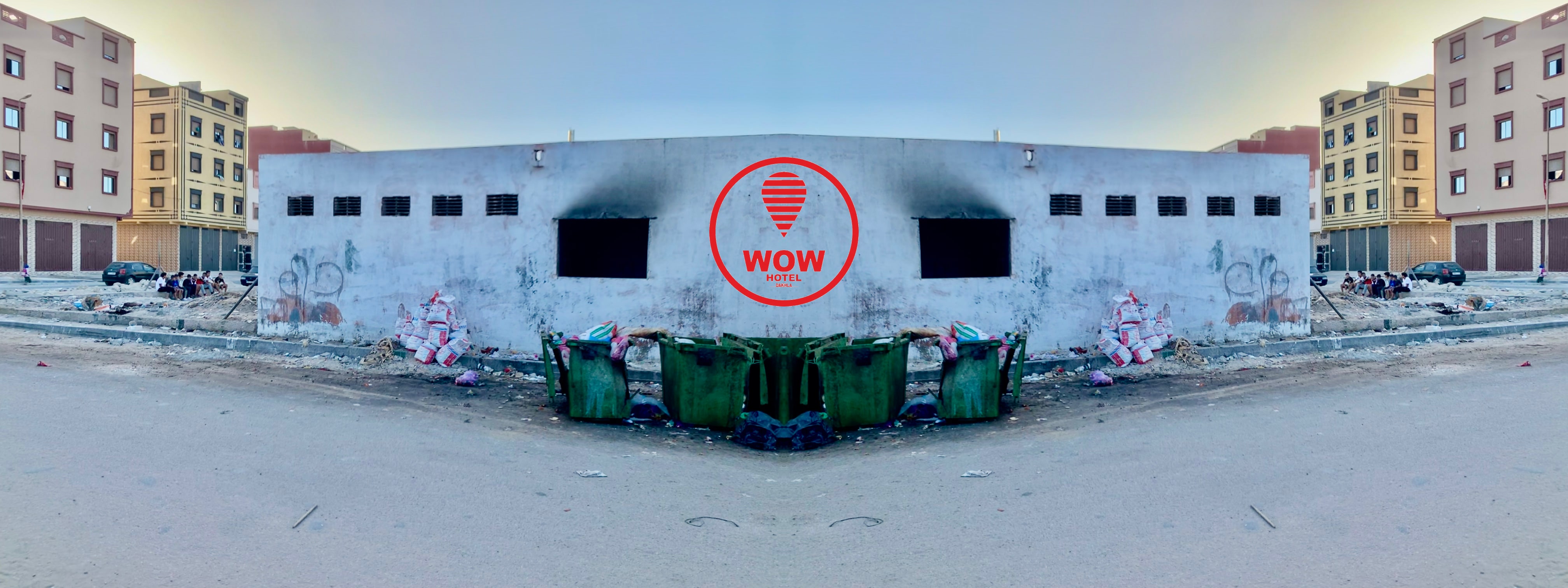 A breathtaking view of WOW Hotel Dakhla